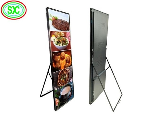 P3 HD Indoor LED Digital Poster Display Screen Super thin 5cm