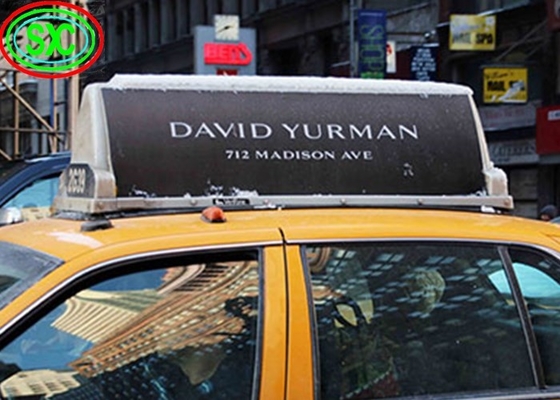 Outdoor Full Color P5 Car LED Sign Display LED Video Display with Aluminum Cabinet