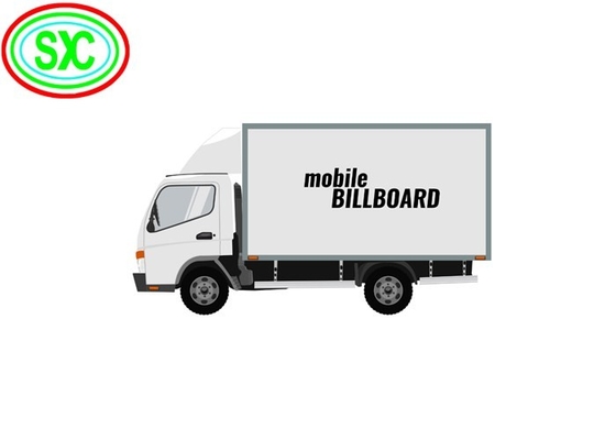 Outdoor Mobile Truck LED Display , Rental Led Mobile Screen P4 5 Years Warranty