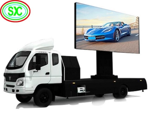 P10 Full Color Mobile LED Screen / Outdoor Led Video Display For Advertising