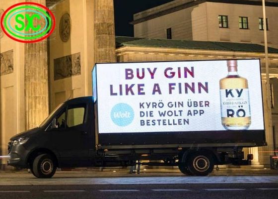 P4 Full Color High Brightness Car LED Screen