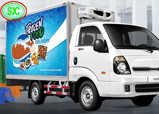 P3 Mobile Truck LED Display Screen with Texts Display and DC5V Working Voltage