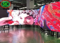 P3.91 Curved Shape Curtain LED Display Screen for Advertising , 5500-6500 nits