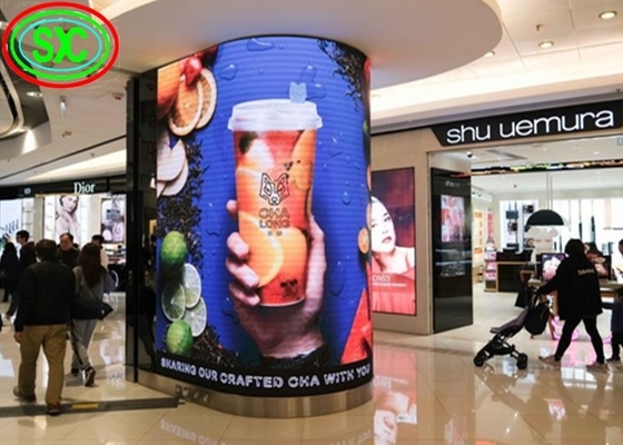 Durable Flexible Flexible Film Set LED Screen Advertisement Video Wall SMD2525 1R1G1B Signage Panel