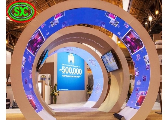 Durable Flexible Flexible Film Set LED Screen Advertisement Video Wall SMD2525 1R1G1B Signage Panel