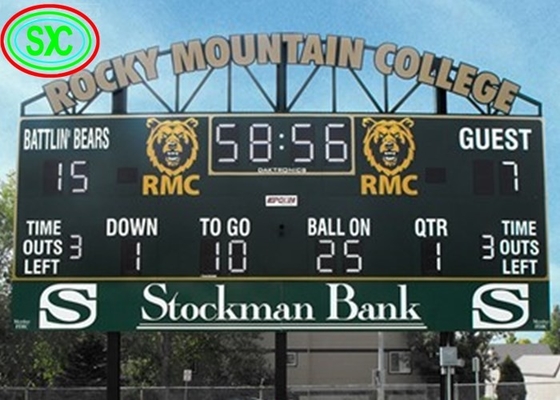 Soccer Scoreboard Stadium LED Displays P6 Outdoor with Nationstar LED