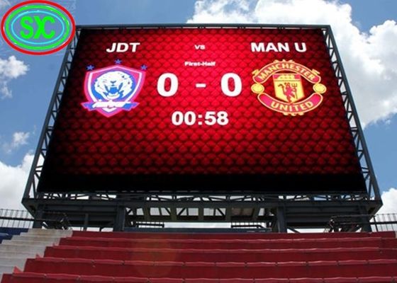 P10 SMD Outdoor Full Color Stadium LED Display 10mm Pitch IP65 Waterproof
