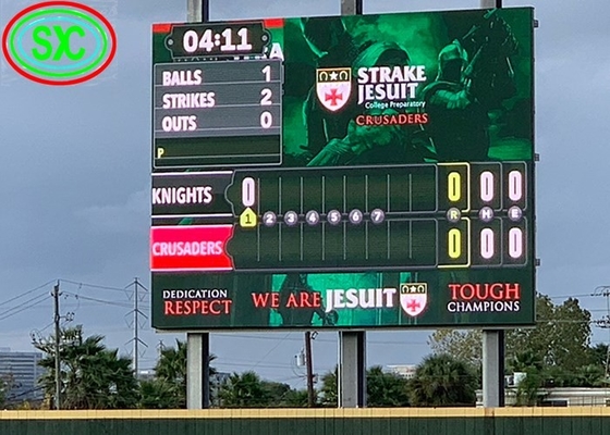 P3.91 High Brightness Advertising Stadium LED Display Rental Energy Saving