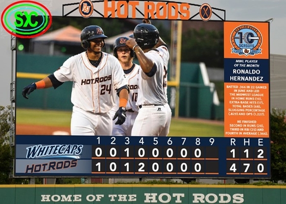 P10mm 1R1G1B Full Color Outdoor Scoreboard LED Screens display for advertising