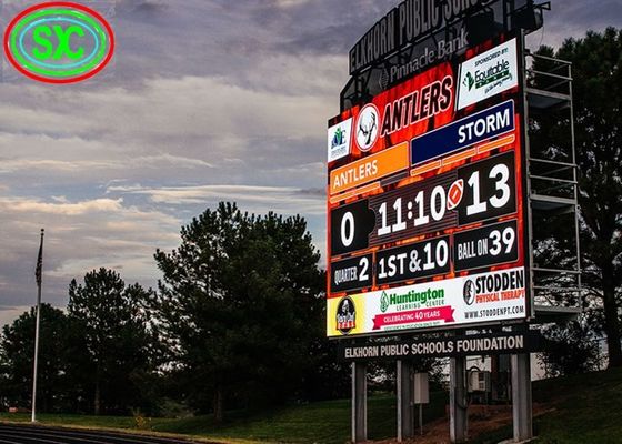 P8 Outdoor Full Color Stadium LED Display IP65 Waterproof 5500CD Brightness