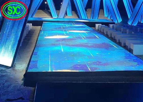 SMD3535 Full Color LED Dance Floor Panel 4.81mm Pixel IP65 Waterproof