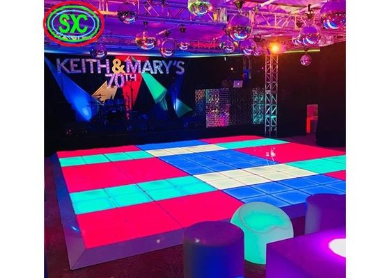 SMD3535 Full Color LED Dance Floor Panel 4.81mm Pixel IP65 Waterproof