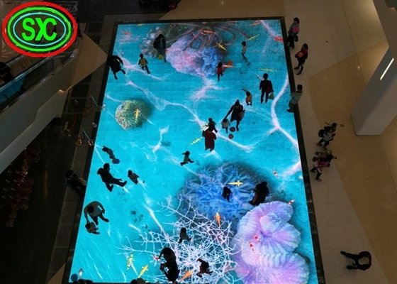 Waterproof Interactive LED Dance Floor Display P4.81 DC 15V Die Casting Aluminum