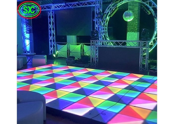 P8.9 large RGB Floor full color indoor led display , 5 Years Warranty