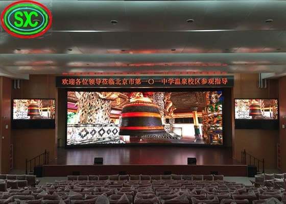 Advertising P4 Indoor Full Color LED Display Wall Front Service With Magnet