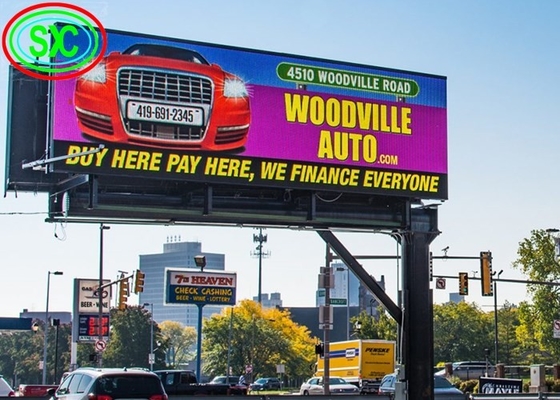 P10 IP67 Fixed Outdoor Full Color LED Die-Cast Aluminum Screen, Advertising Screen