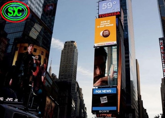 Outdoor Waterproof SMD P6 Advertising LED Screens with Full Color and High Brightness