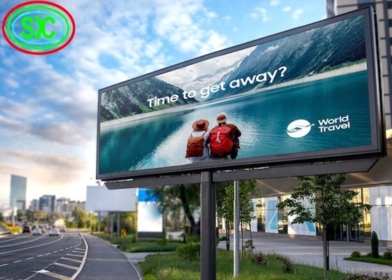 P10 LED Billboard , 32X16 High Resolution LED Display 3 Years Warranty