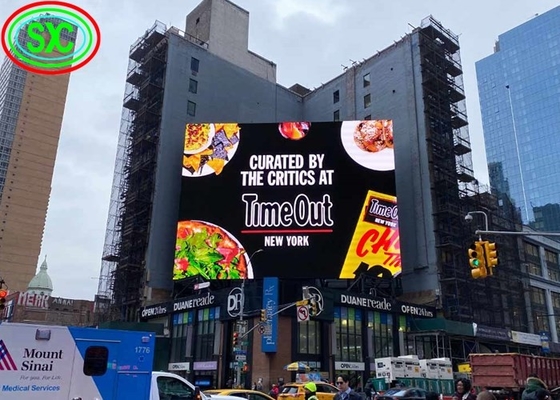 P10 LED Billboard , 32X16 High Resolution LED Display 3 Years Warranty