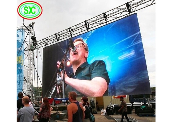 Big Hanging Led Display Advertising / High Definition Rental Led Screen Indoor P4.8