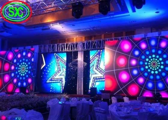 110-220 VAC P4.81 Stage LED Screens Indoor Advertising Panel Wide View Angle