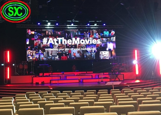 P3.91 Indoor Super Slim Rental LED Display Led Concert Screen 64*64 Dots