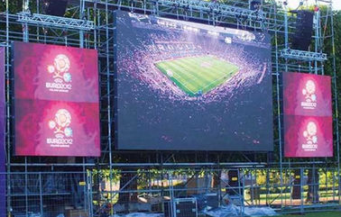 Advertising Brightness 6000k led video display panels 1r1g1b 10mm Pixel pitch led video display panels