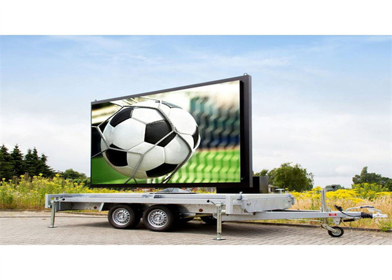Full Color Advertising LED Screens With Text Display Function H 160 V 140 Viewing Angle
