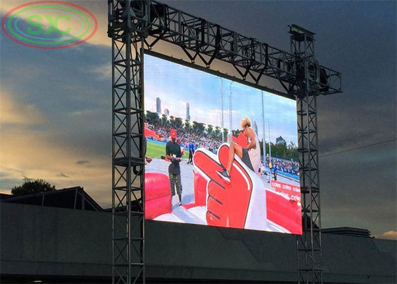 P4 Waterproof Full Color Outdoor Led Die Cast Aluminum Iron/Steel Cabinet outdoor full color led display