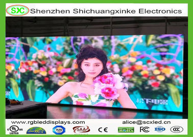 Front Open Led Video Screen Rental P6mm / Super Bright Led Display Board Wide View Angle