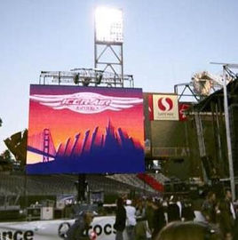 P6 Full Color LED Screen IP65 7500K With 3G WIFI Control , 192*192mm Module Size led screen video