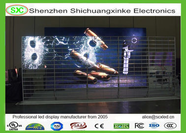 P10 Advertising transparent video glass screen transparent window display