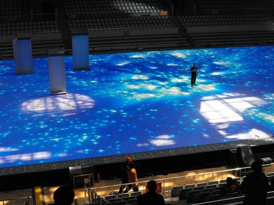 P4.81mm Full Color LED Dance Floor 500x500mm IP65 Waterproof 3-Year Warranty