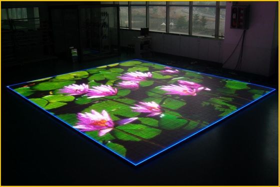 Good price SMD 3535 Full Color LED Dance Floor 500x500mm Cabinet 4.81mm Pixel Pitch online
