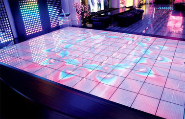 SMD 3535 Pixel 10mm Led Screen Dance Floor Hire 500mm x 500mm Cabinet