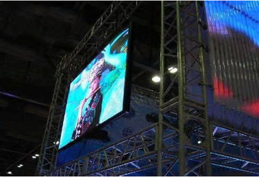 P4 IP34 SMD Digital indoor led display board 62500 density Aluminum cabinet hanging led display