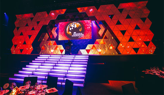 Outdoor P4.81mm Full Color SMD3535 LED Dance Floor 240W IP65 Waterproof