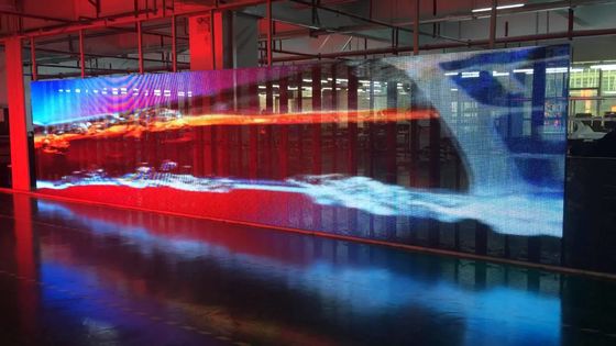Indoor Outdoor Transparent LED Screen P3.91-7.82mm 3000CD Brightness