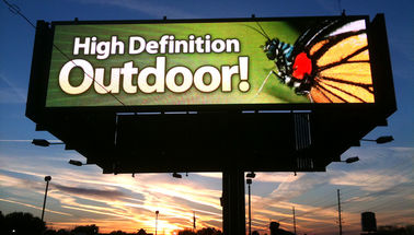 5000 cd/sqm High Brightness Outdoor Full Color Waterproof  LED Display Screen P6 LED Billboards