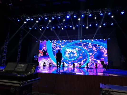 High Resolution 3.9mm Indoor Rental LED Display Video Wall For Rental