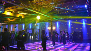 Indoor Outdoor Full Color High Resolution Light Weight Interactive Anti-collision LED Dance Floor