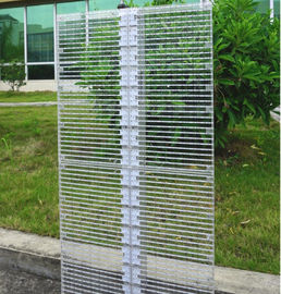 IP30 hd Indoor P5.21 Transparent LED Screen Pixel Density 36864 Dots / sqm transparent video screen