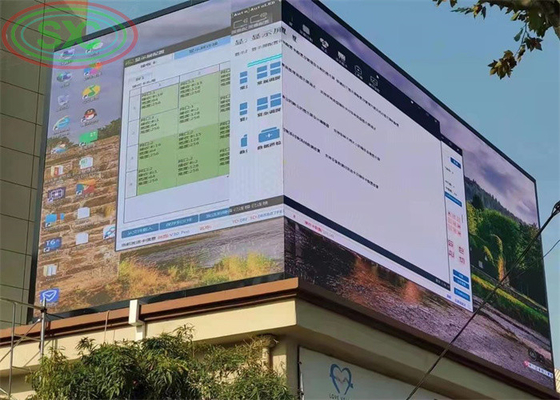 Newest 3D naked eye LED screen with aluminum structure and smart control system