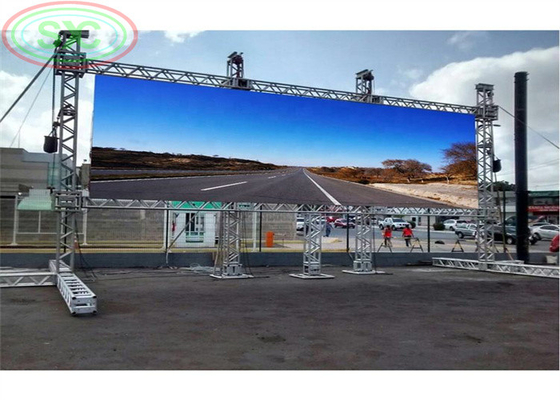 Waterproof Outdoor LED Screen With Stage Structure For Concerts
