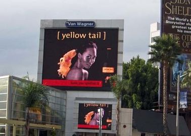 P8 SMD3535 Outdoor waterproof Advertising Led Screens Slim Video Wall Panels High Refresh Rate