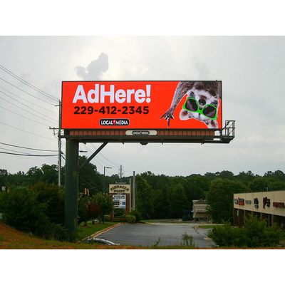 Outdoor Advertising LED Die-Casting Aluminum Screen 27777 Points/Square Meter 3 Years Warranty
