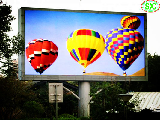 P6 Outdoor Full Color Waterproof LED Display Screen 6mm Pixel 5000cd/㎡ Brightness