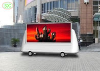 outdoor P8 SMD Full Color truck mounted led display advertising，led mobile digital advertising sign trailer