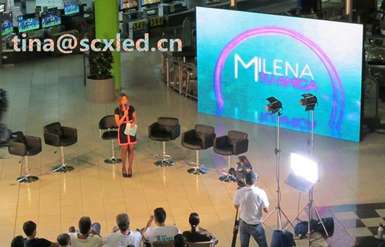 P3.91mm Indoor Full Color LED Video Wall Panel 5000cd Brightness IP65