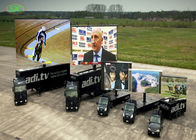 outdoor mobile truck led display with  4mm pitch for commercial advertising